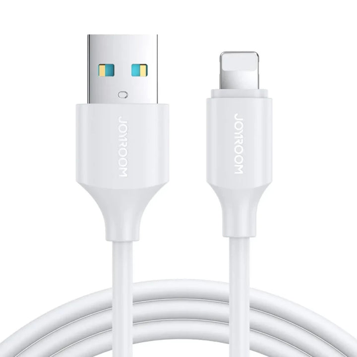 Cabo Joyroom USB-A para Lightning Carregamento Rápido Branco