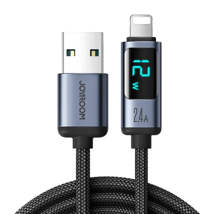 Cabo Joyroom USB-A para Lightning com Ecrã LED