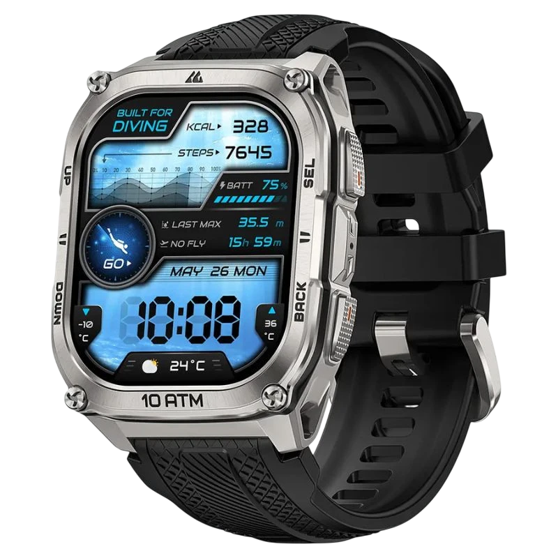 Kospet Tank M4 32GB Prata - Relógio inteligente