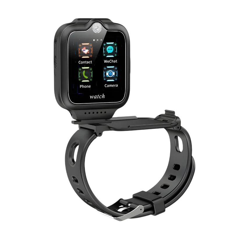 Smartwatch para crianças T30 4G GPS Preto - Relógio inteligente