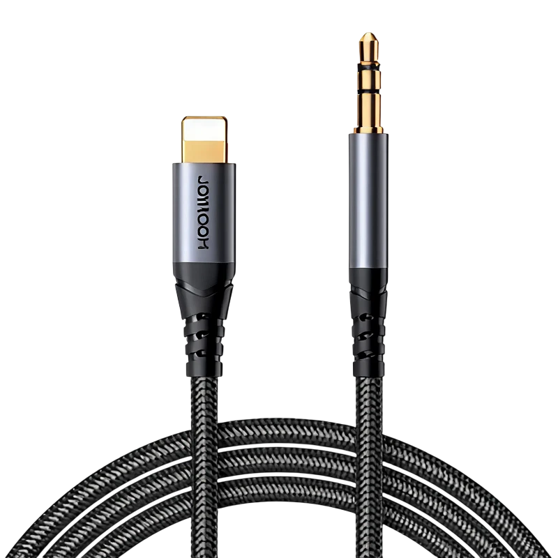 Cabo Áudio Estéreo Joyroom de Lightning para Jack Mini de 3,5mm