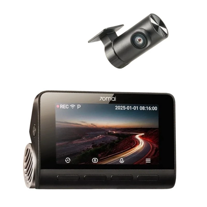 70mai Dash Cam 4K A810S + Câmara traseira 70mai RC24