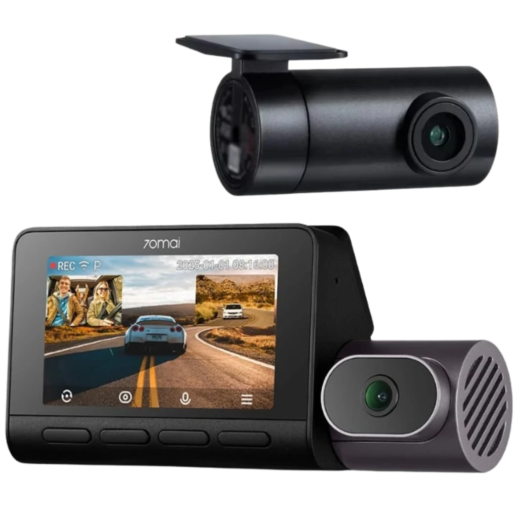 70mai Dash Cam 4K T800 + Câmara traseira 70mai RC24