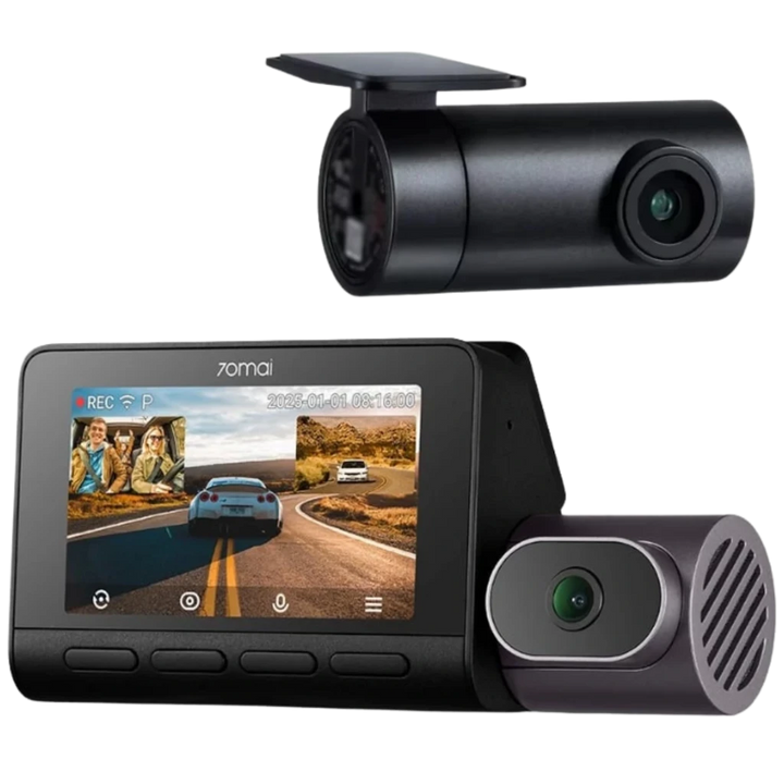70mai Dash Cam 4K T800 + Câmara traseira 70mai RC24