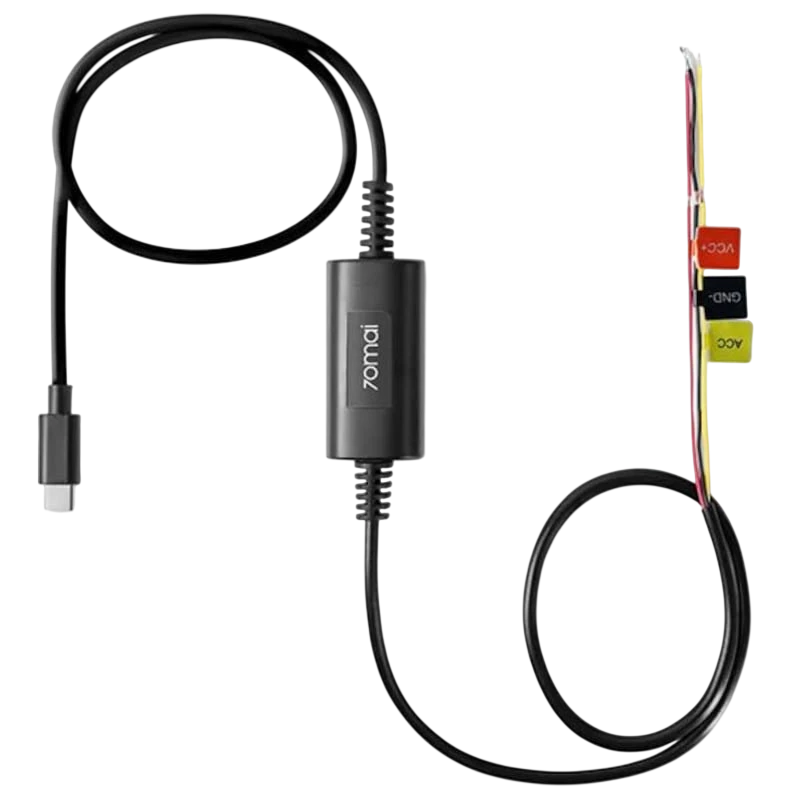 70mai Hardwire Kit UP03 A800SE/T800/M800/X800/A810/A810S/M500/Omni Preto
