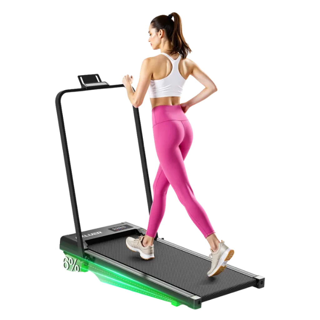 AKLUER H03 com corrimão - Passadeira de corrida dobrável
