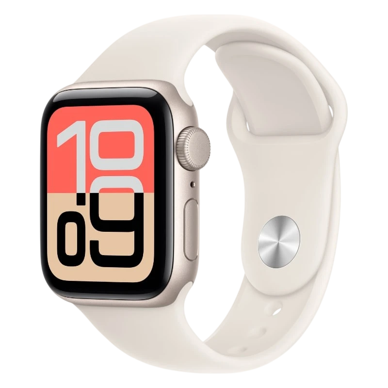 Apple Watch SE 3 GPS + Cellular 40 mm Branco Estelar com Pulseira Desportiva Branco S/M