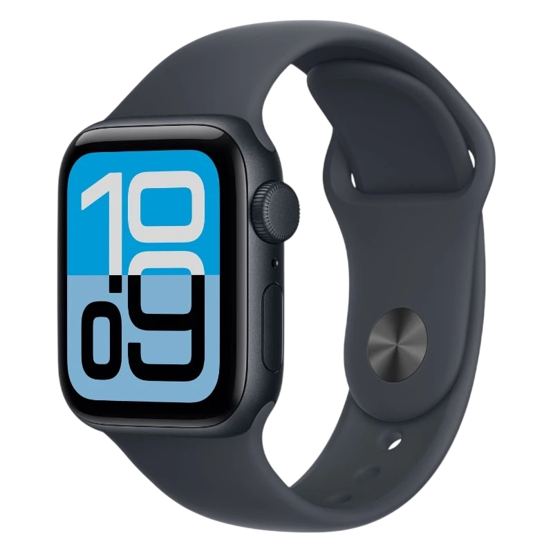 Apple Watch SE 3 GPS 40 mm Meia-Noite com Pulseira Desportiva Preto S/M