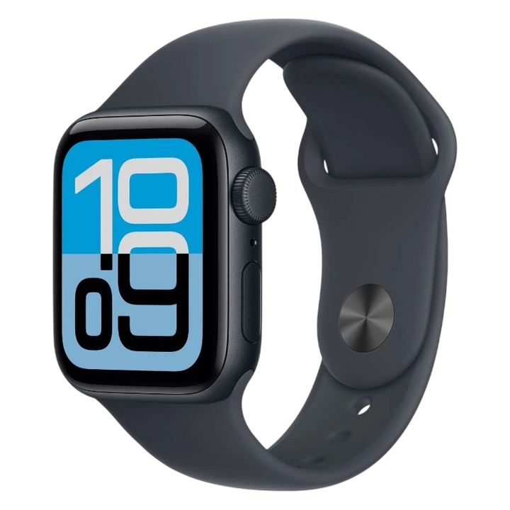 Apple Watch SE 3 GPS 40 mm Meia-Noite com Pulseira Desportiva Preto S/M
