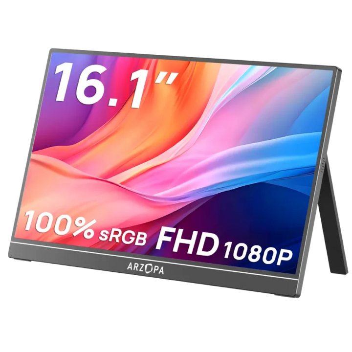 Arzopa Z1C 16,1 polegadas FHD IPS 60 Hz - Monitor portátil