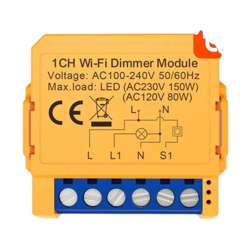 Avatto DMS16-2 Laranja - Interruptor Inteligente WiFi