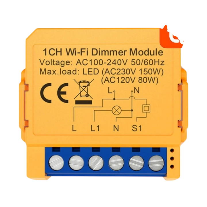 Avatto DMS16-2 Laranja - Interruptor Inteligente WiFi