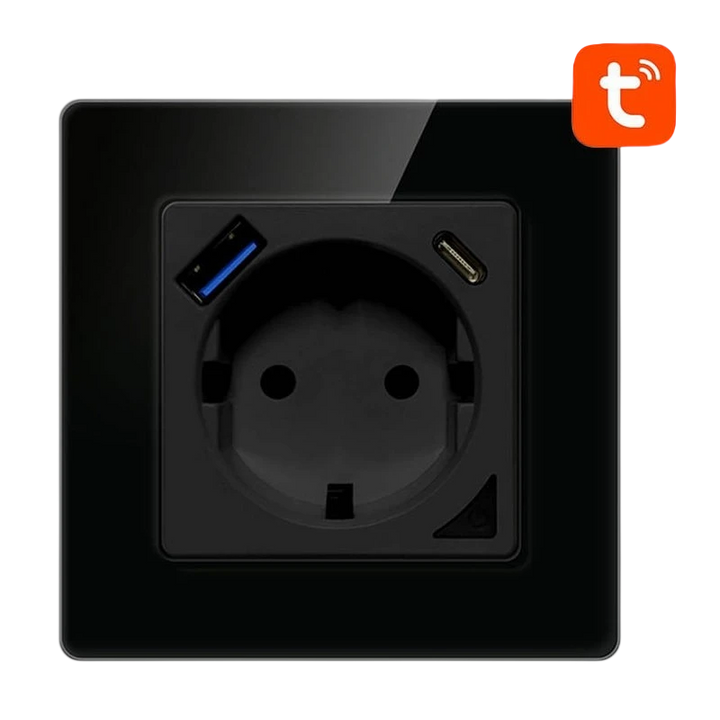 Avatto N-WOT10-USB-B WiFi Preto - Tomada Inteligente