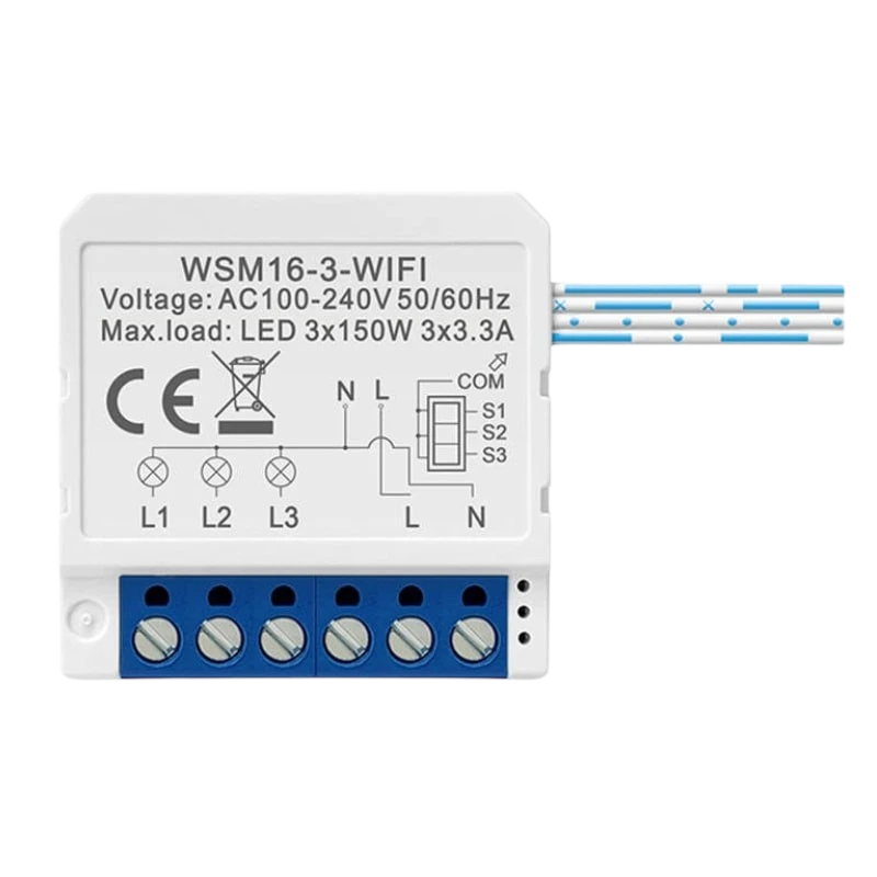 Avatto WSM16-W3 Branco - Interruptor Inteligente WiFi