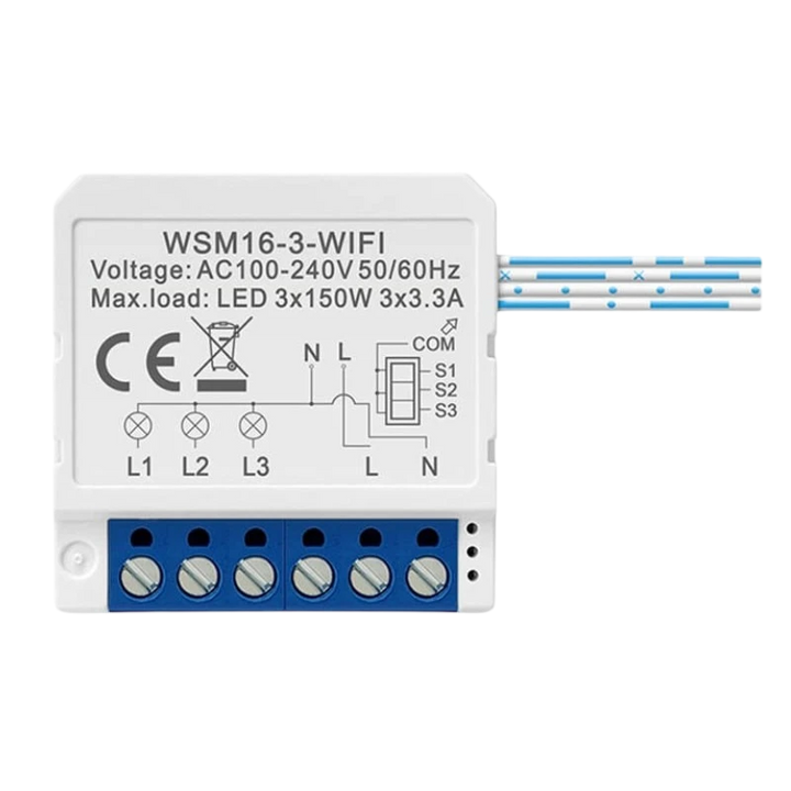 Avatto WSM16-W3 Branco - Interruptor Inteligente WiFi