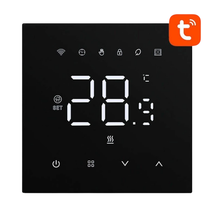 Avatto WT410-BH-3A-B WiFi Preto - Termostato Inteligente