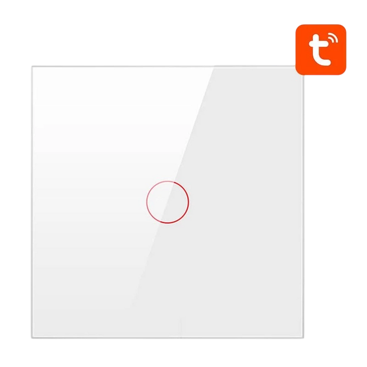 Avatto ZTS02-EU-W1 1 Botão ZigBee Branco - Interruptor Táctil Inteligente
