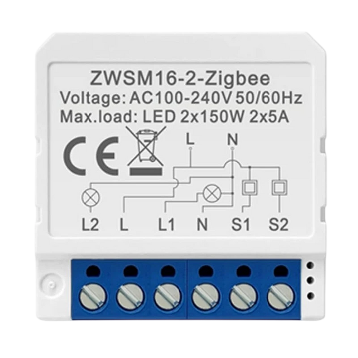 Avatto ZWSM16-W2 Branco - Interruptor inteligente ZigBee