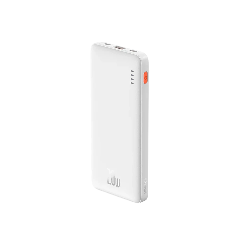 Power Bank Slim Baseus Airpow 10.000mAh 20W Branco