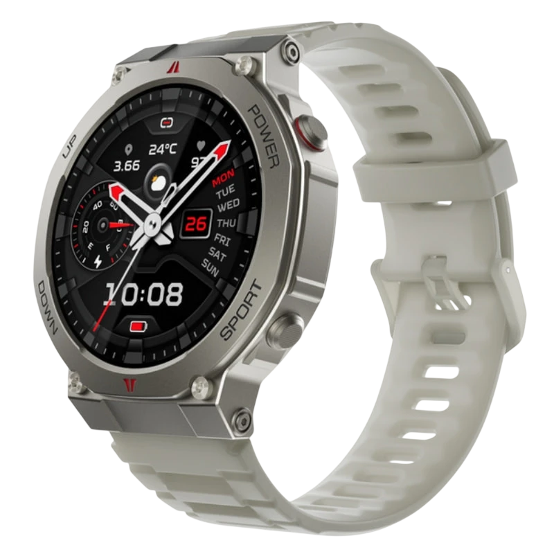 Black Shark GS3 Ultra Prata GPS Resistência de nível militar - Relógio inteligente