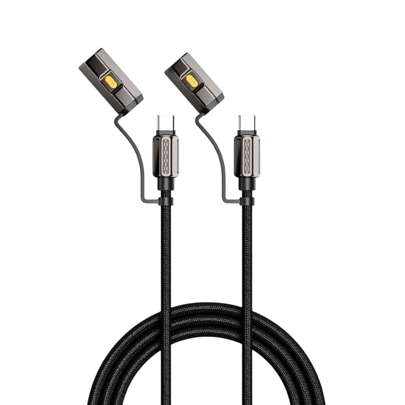 Cabo Ultra-Resistente Carregamento Rápido 3 em 1 240W USB-C