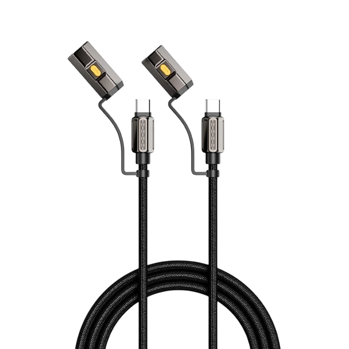 Cabo Ultra-Resistente Carregamento Rápido 3 em 1 240W USB-C