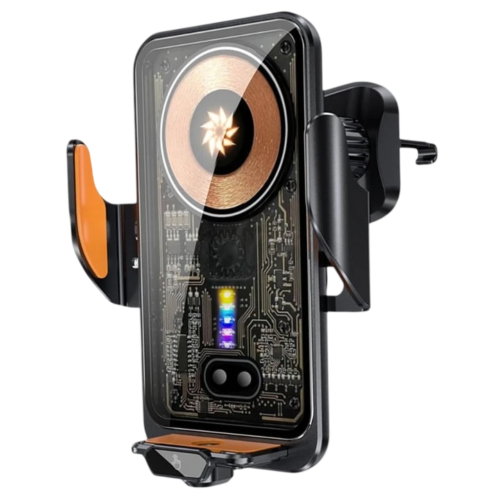 Carregador sem fios C11 66W Transparente Preto para automóvel