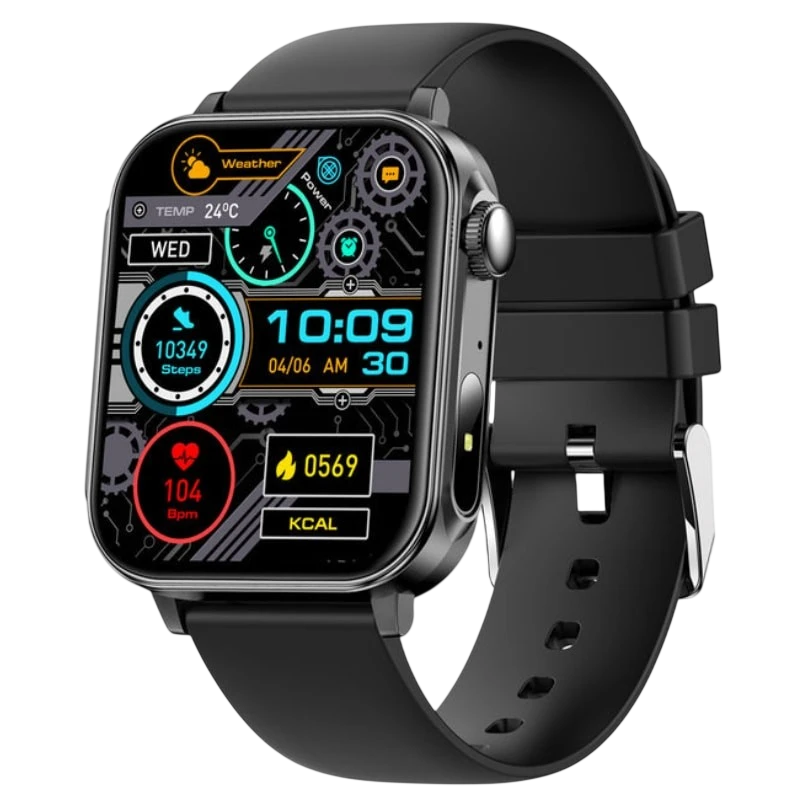 Colmi P80 Pulseira de Silicone Preto
