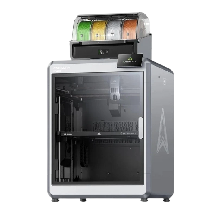 Creality K2 Plus Combo - Multifilamento de grandes dimensões até 4 CFS (16 cores) - Alta velocidade 600mm/s, Tamanho de impressão 350x350x350mm FDM