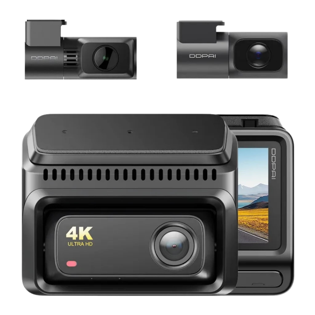DDPAI Z60T 3CH 4K - Câmara para Carro