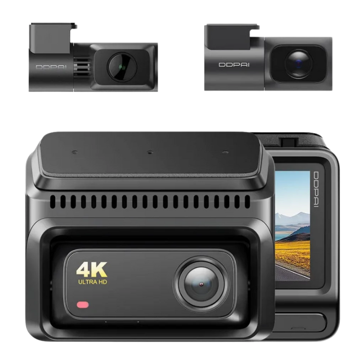 DDPAI Z60T 3CH 4K - Câmara para Carro