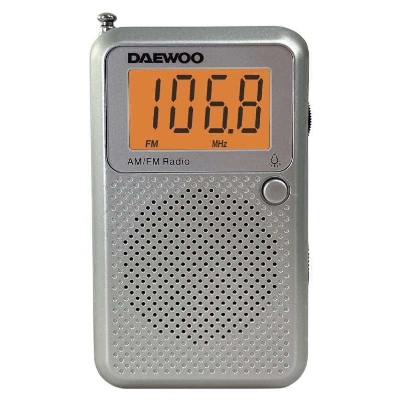 Daewoo DW1115 Cinzento - Rádio Portátil