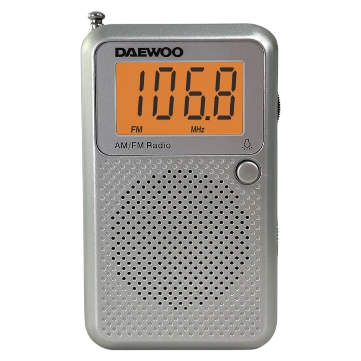 Daewoo DW1115 Cinzento - Rádio Portátil