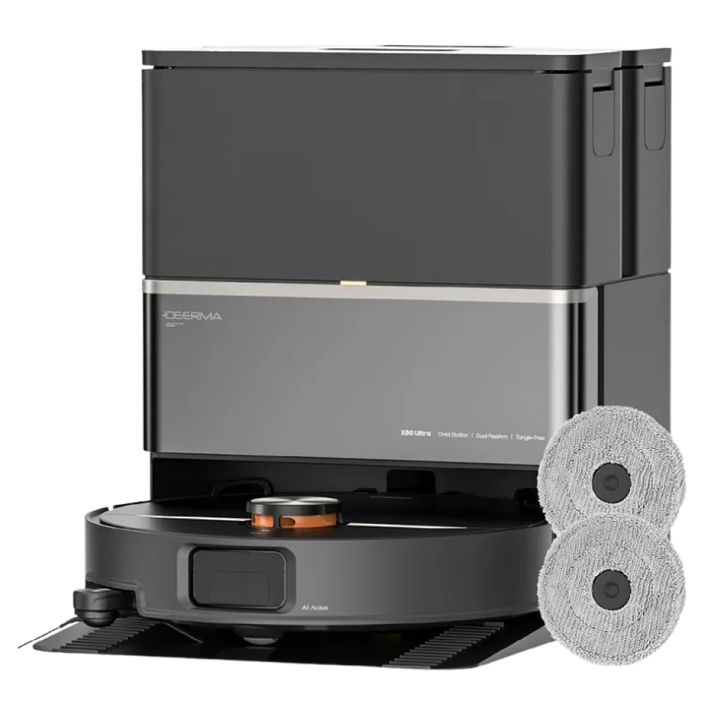 Deerma X80 Ultra com função de esfregamento, 23 000 Pa, 3 L - Aspirador robô