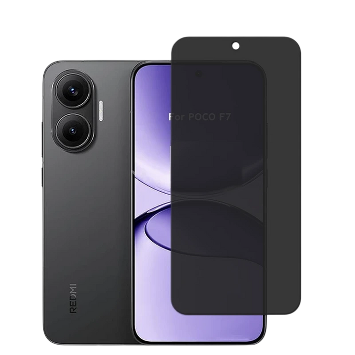 Película de vidro temperado anti-espionagem Xiaomi Poco F7