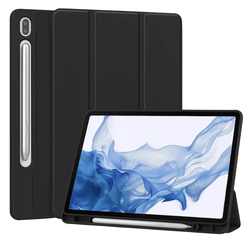 Capa Samsung Galaxy Tab S10 FE+ Compatível Preta