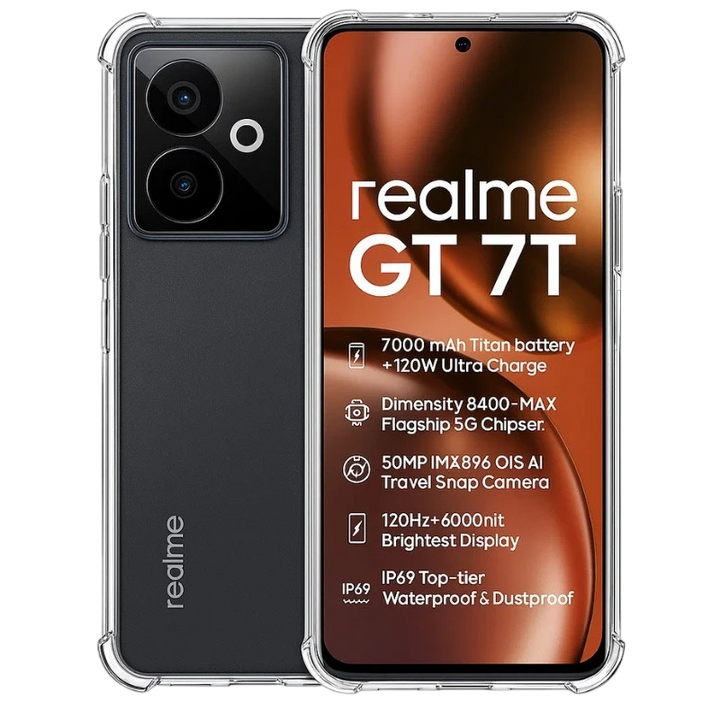 Capa de silicone Reinforced Realme GT 7T