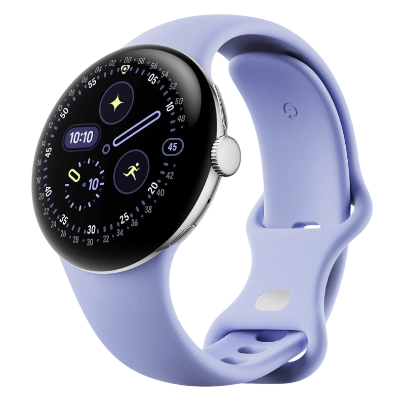 Google Pixel Watch 4 41 mm WiFi Prata com Pulseira Lilás - Relógio Inteligente