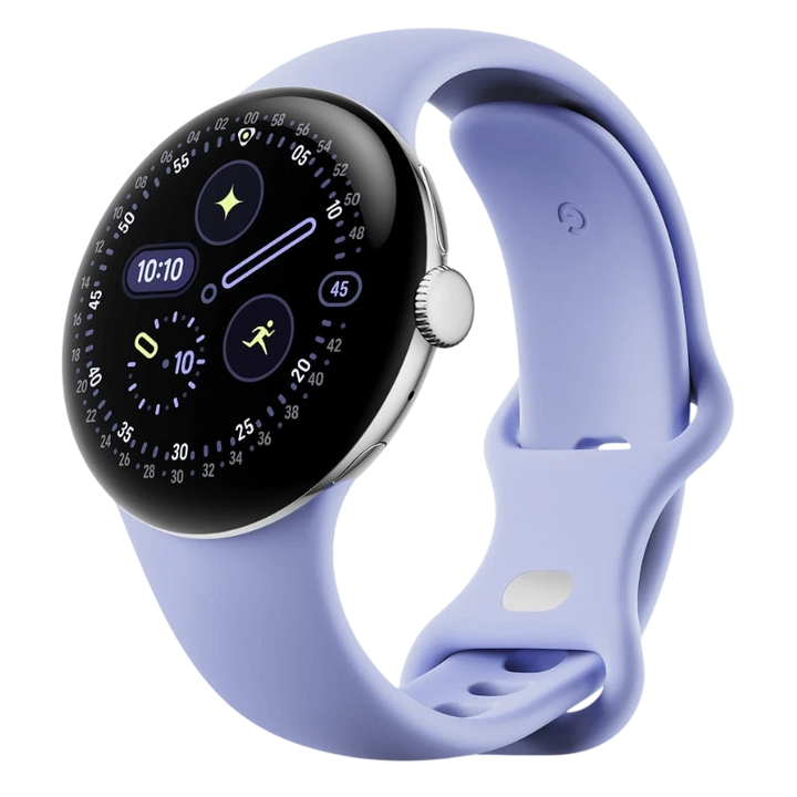 Google Pixel Watch 4 41 mm WiFi Prata com Pulseira Lilás - Relógio Inteligente