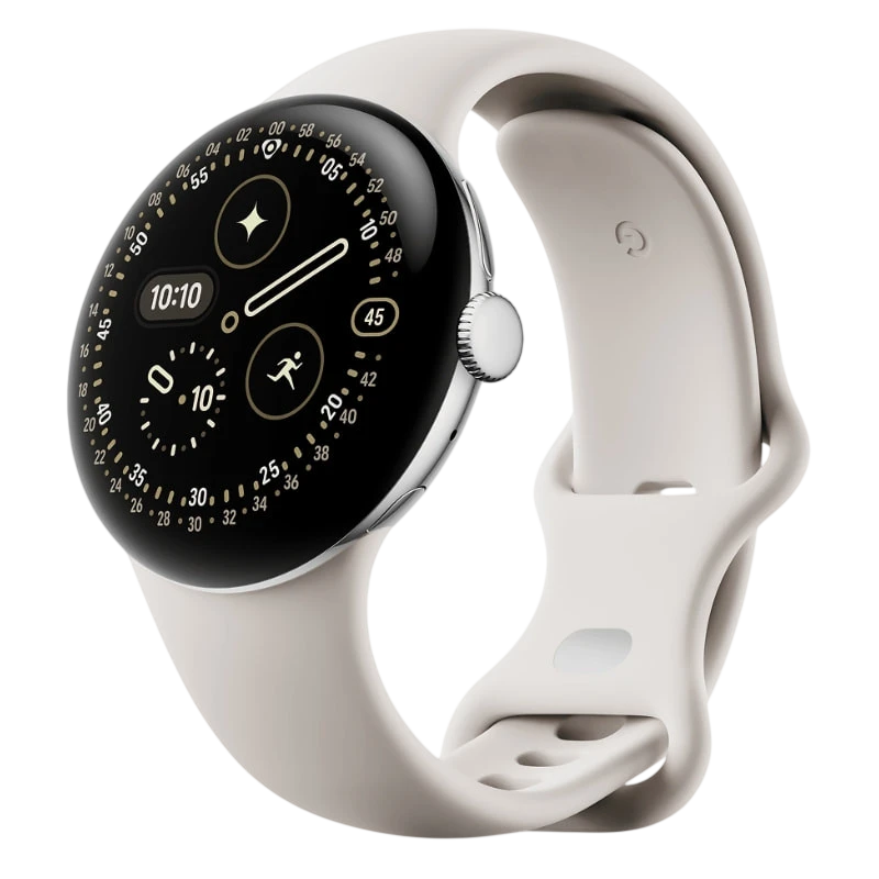 Google Pixel Watch 4 41mm WiFi Prata com Pulseira Porcelana - Relógio inteligente