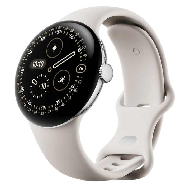 Google Pixel Watch 4 41mm WiFi Prata com Pulseira Porcelana - Relógio inteligente