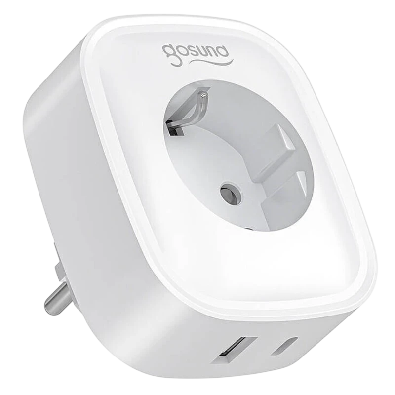 Gosund SP6 20W WiFi/Bluetooth 16A Branco - Tomada Inteligente