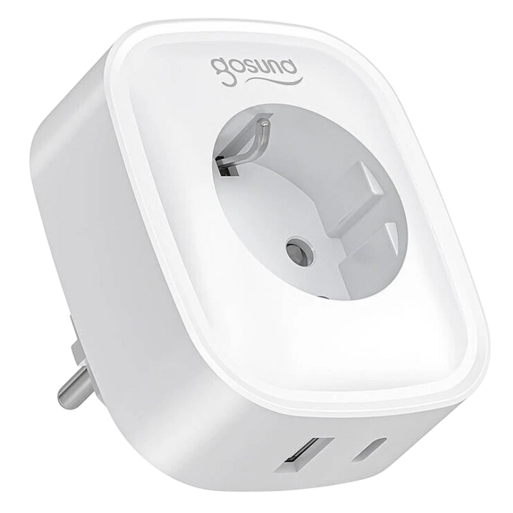 Gosund SP6 20W WiFi/Bluetooth 16A Branco - Tomada Inteligente