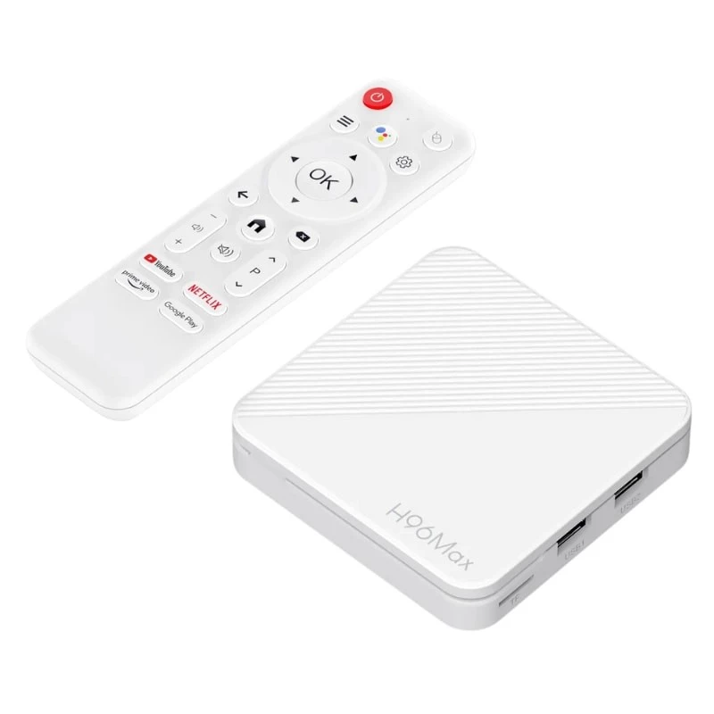 H96 Max H313 4K 2GB/16GB Android 14 Branco - Android TV