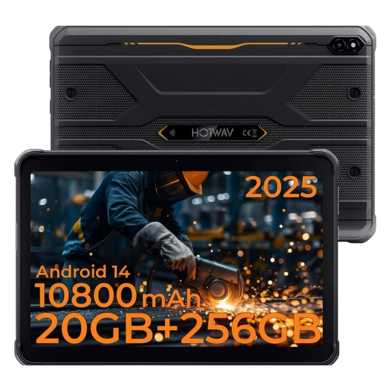 Hotwav R10 Pro 10,1 8GB/256GB WiFi + 4G Laranja Rugged