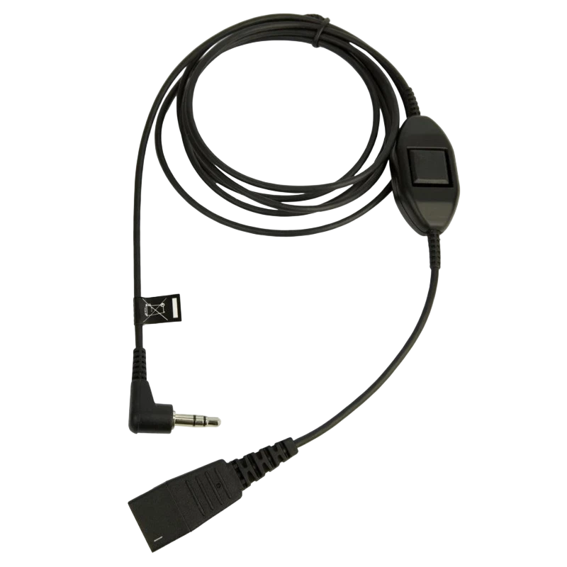 Cabo Jabra 8735-019 QD/3,5 mm Preto