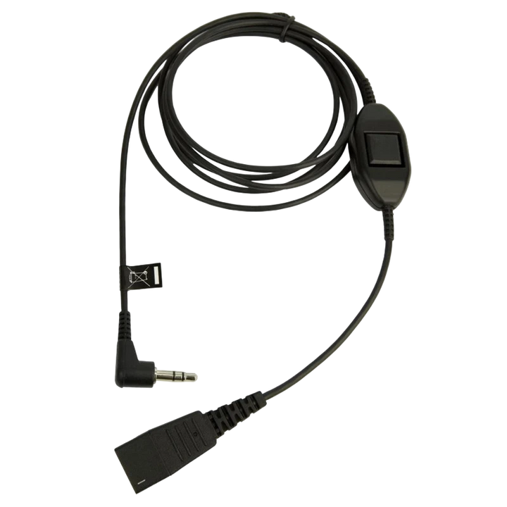 Cabo Jabra 8735-019 QD/3,5 mm Preto