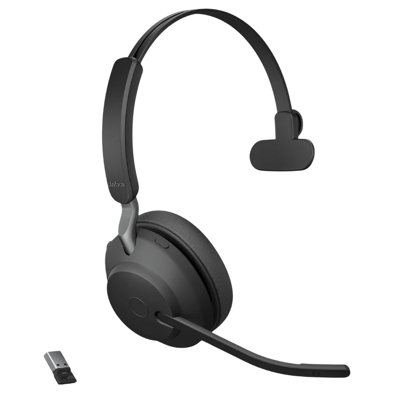 Jabra Evolve2 65 MS Mono (USB-A) Preto
