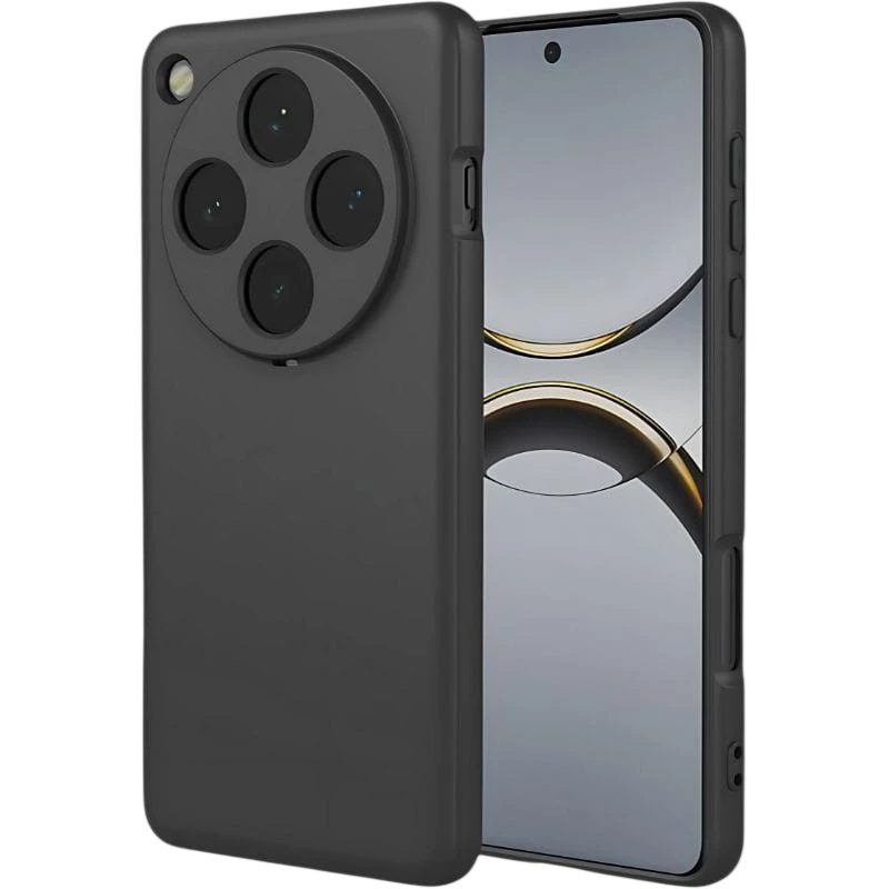 Capa Oppo Find X8 5G Square Liquid Premium com capa para câmara Preto