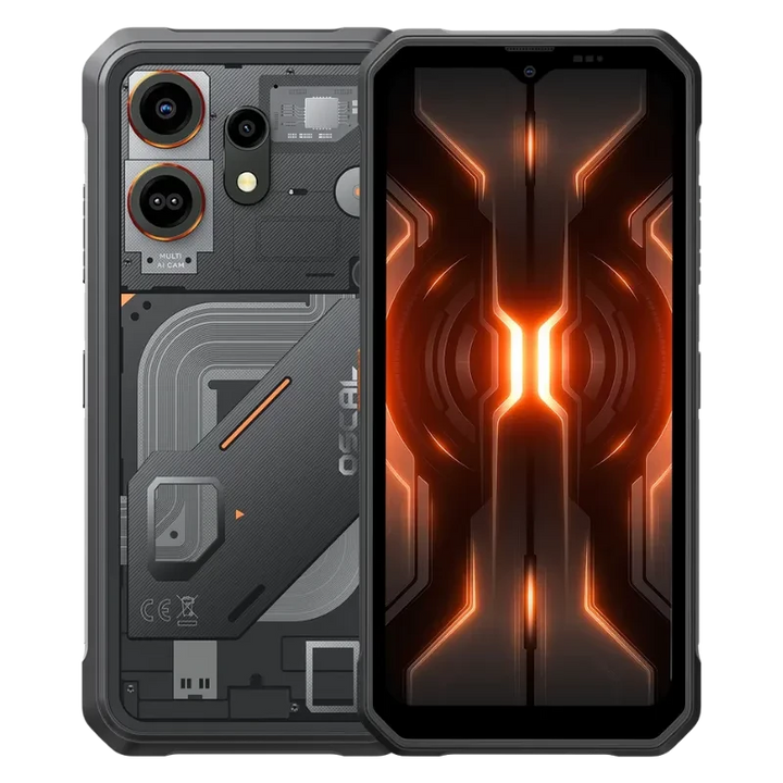 Oscal Marine 3 128 GB Preto com tripla certificação de resistência 8 GB de RAM Bateria de 5000 mAh